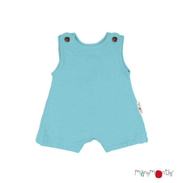 Manymonths Eco Hanf Bubble Romper `angel turquoise`