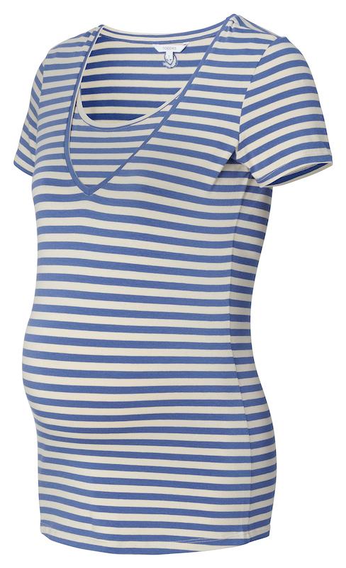 Noppies Umstands - & Stillshirt Holley blue stripe